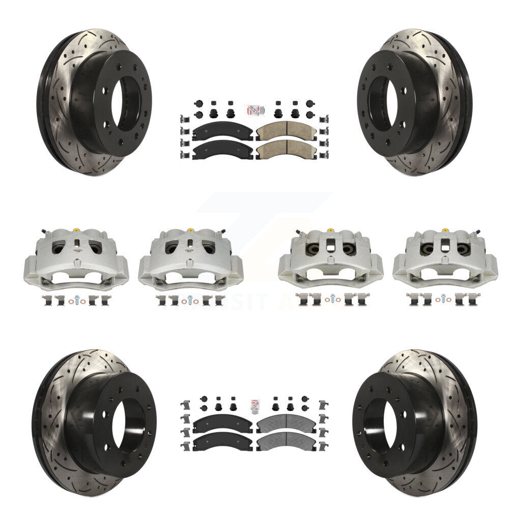 Transit Auto KCD-100465N Disc Brake Kit for 2011-2019 Chevrolet Suburban 3500 HD, Chevrolet Silverado 2500 HD, Chevrolet Silverado 3500 HD & more - Front and Rear product image
