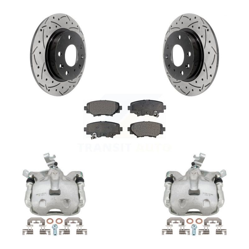 Transit Auto KCD-100465P Disc Brake Kit for 2014-2016 Mazda 3, Mazda 3 Sport - Rear product image