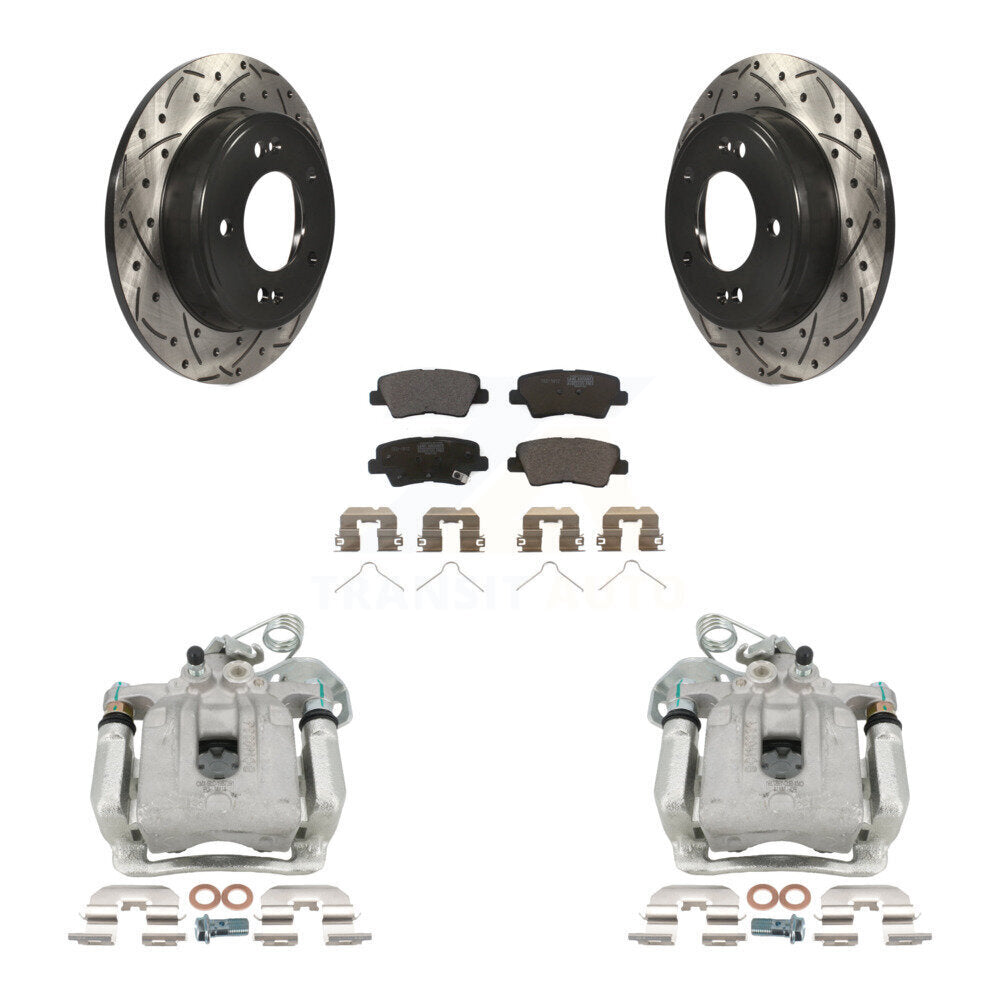 Transit Auto KCD-100465T Disc Brake Kit for 2017-2020 Hyundai Elantra - Rear product image