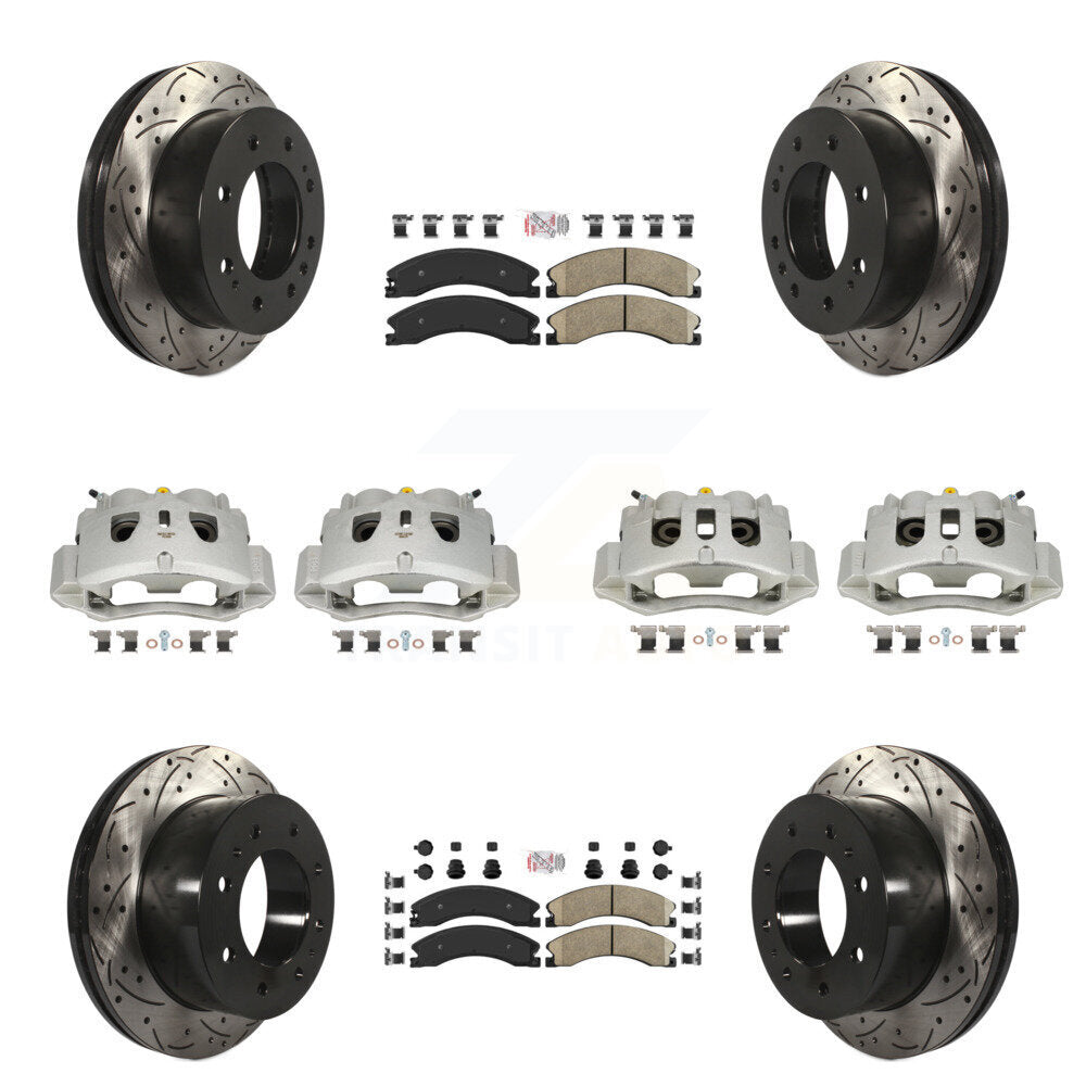 Transit Auto KCD-100466N Disc Brake Kit for 2011-2019 Chevrolet Suburban 3500 HD, Chevrolet Silverado 2500 HD, Chevrolet Silverado 3500 HD & more - Front and Rear product image