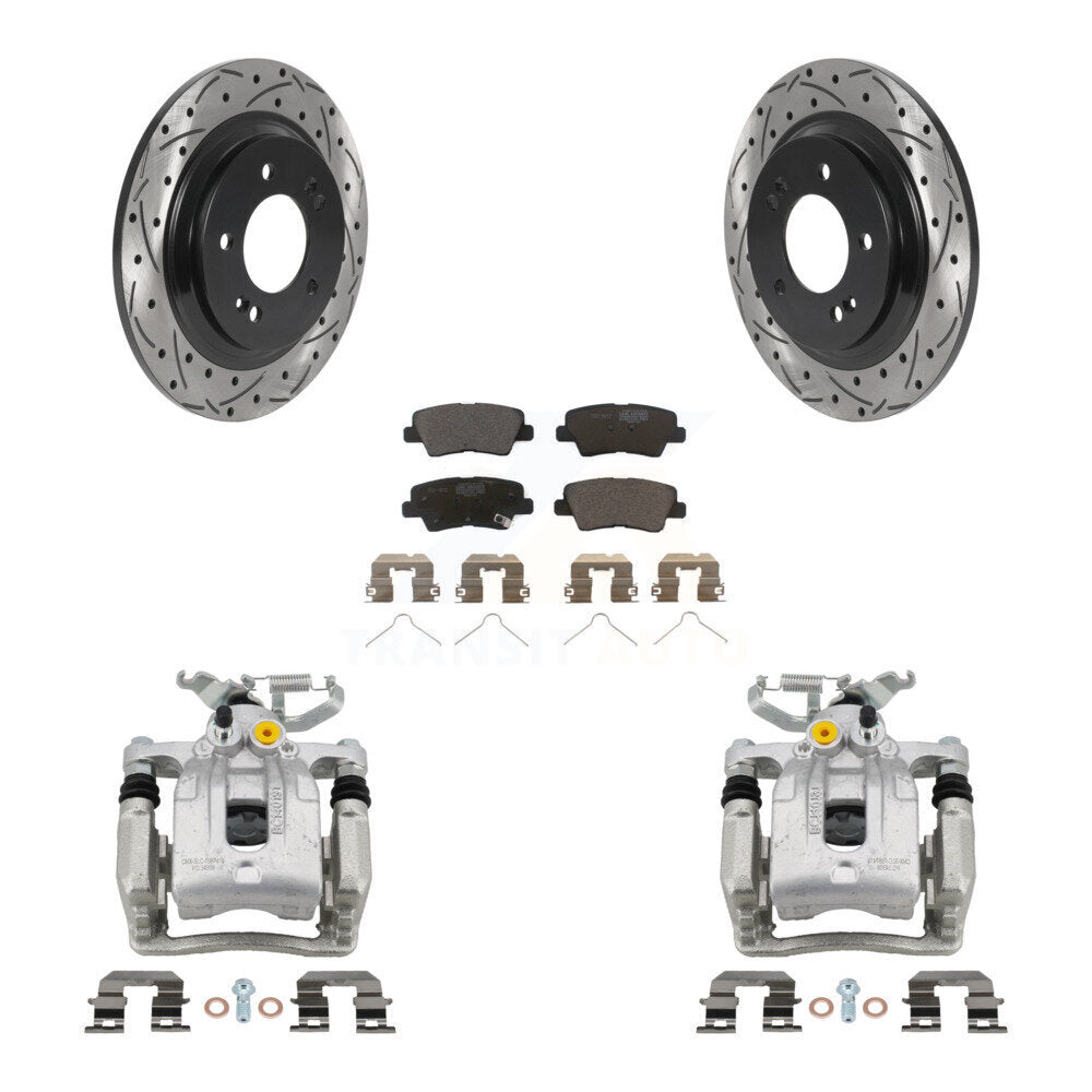 Transit Auto KCD-100466T Disc Brake Kit for 2017-2019 Kia Niro, Hyundai Ioniq - Rear product image