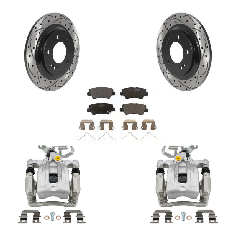 Transit Auto KCD-100466T Disc Brake Kit for 2017-2019 Kia Niro, Hyundai Ioniq - Rear product image