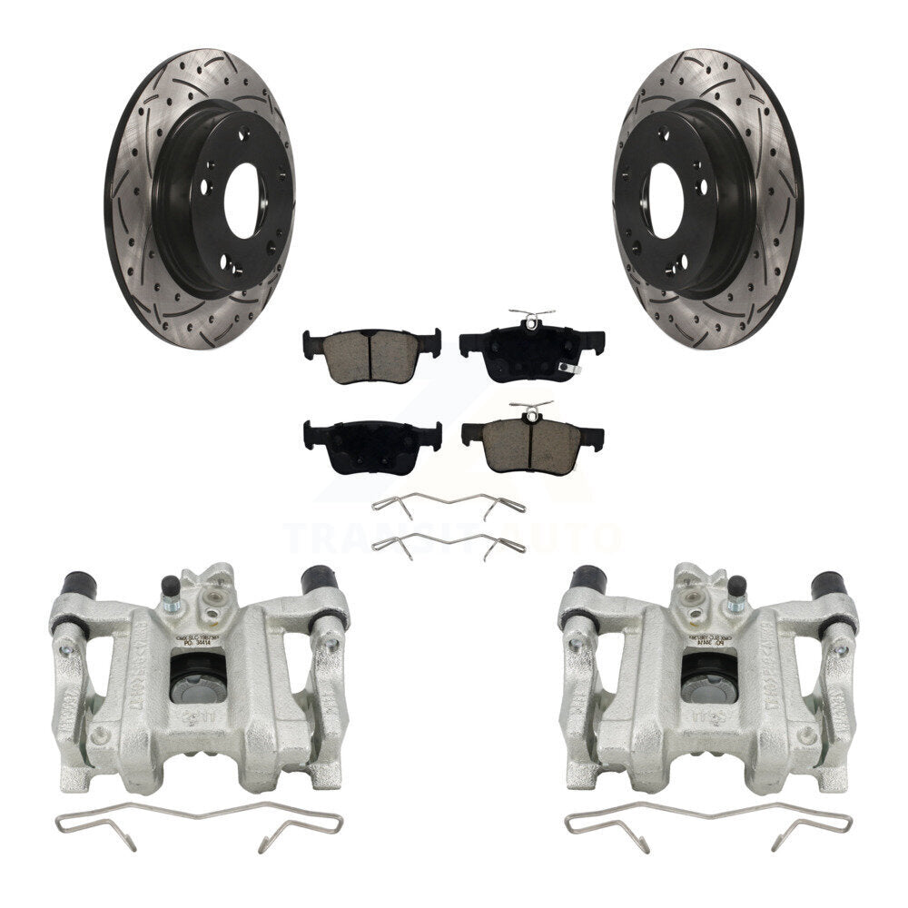 Transit Auto KCD-100467C Disc Brake Kit for 2019-2022 Honda Civic, Honda Insight - Rear product image
