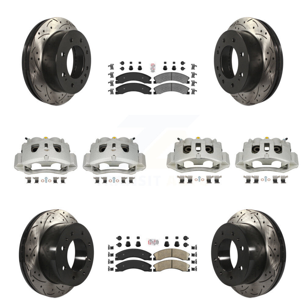 Transit Auto KCD-100467N Disc Brake Kit for 2011-2019 Chevrolet Suburban 3500 HD, Chevrolet Silverado 2500 HD, Chevrolet Silverado 3500 HD & more - Front and Rear product image