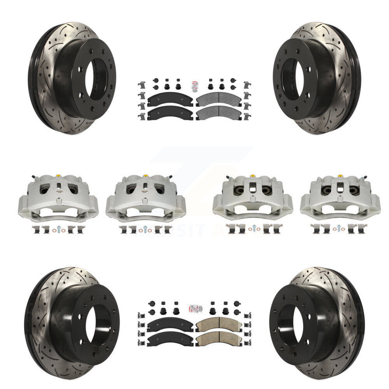 Transit Auto KCD-100467N Disc Brake Kit for 2011-2019 Chevrolet Suburban 3500 HD, Chevrolet Silverado 2500 HD, Chevrolet Silverado 3500 HD & more - Front and Rear product image