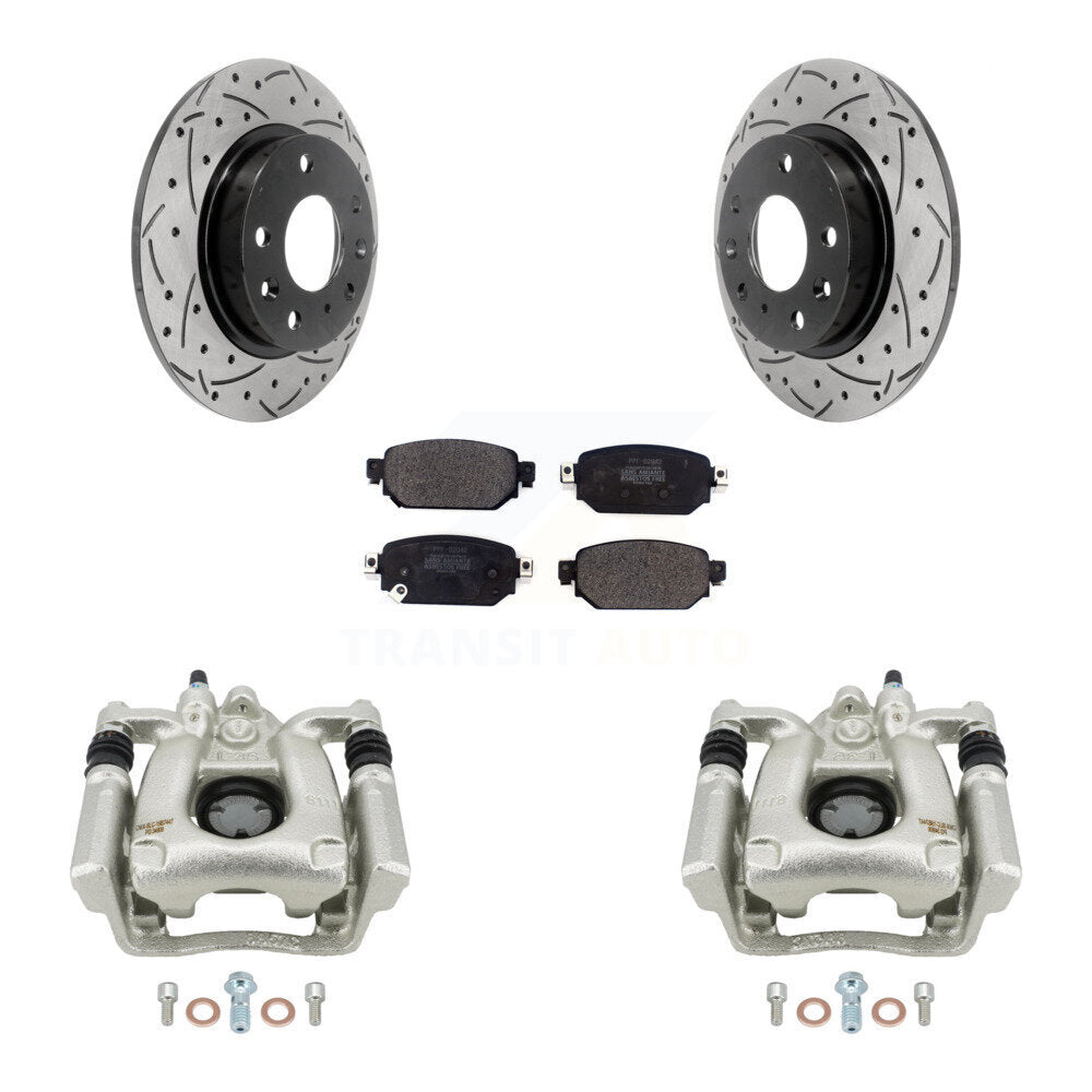 Transit Auto KCD-100467P Disc Brake Kit for 2017-2018 Mazda 3, Mazda 3 Sport - Rear product image