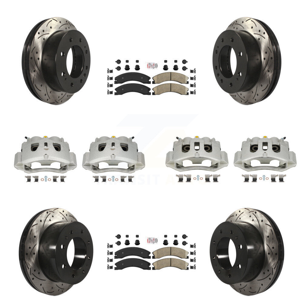 Transit Auto KCD-100468N Disc Brake Kit for 2011-2019 Chevrolet Suburban 3500 HD, Chevrolet Silverado 2500 HD, Chevrolet Silverado 3500 HD & more - Front and Rear product image