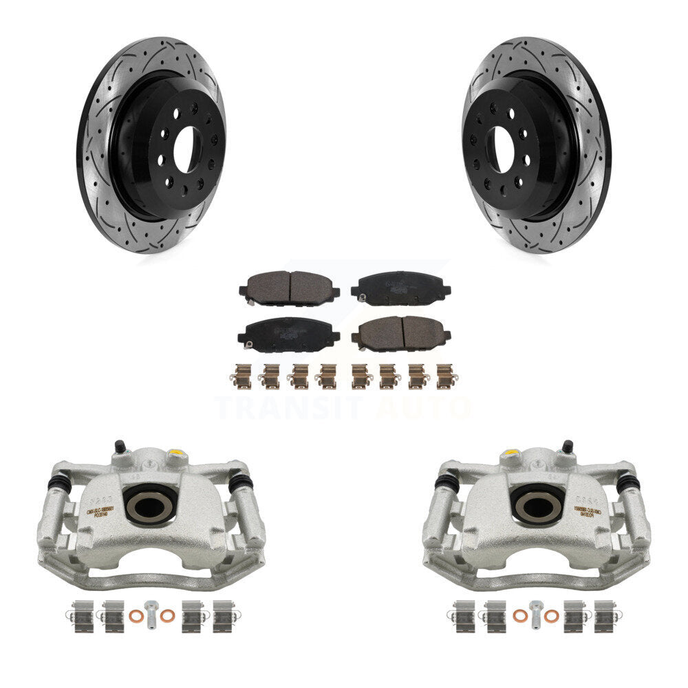 Transit Auto KCD-100468T Disc Brake Kit for 2018-2020 Jeep Wrangler - Rear product image