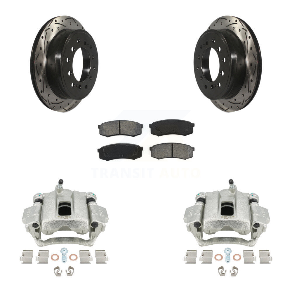 Transit Auto KCD-100470S Disc Brake Kit for 2010-2022 Lexus GX460, Toyota 4Runner - Rear product image