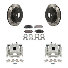 Transit Auto KCD-100471P Disc Brake Kit for 2009-2020 INFINITI Q40, INFINITI QX50, INFINITI EX37 & more - Rear product image