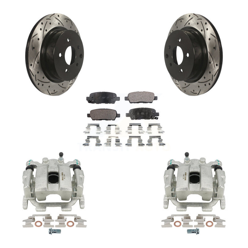 Transit Auto KCD-100471P Disc Brake Kit for 2009-2020 INFINITI Q40, INFINITI QX50, INFINITI EX37 & more - Rear product image