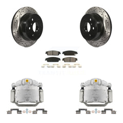 Transit Auto KCD-100471S Disc Brake Kit for 2007-2014 Chevrolet Silverado 1500, GMC Sierra 1500, Cadillac Escalade & more - Rear product image