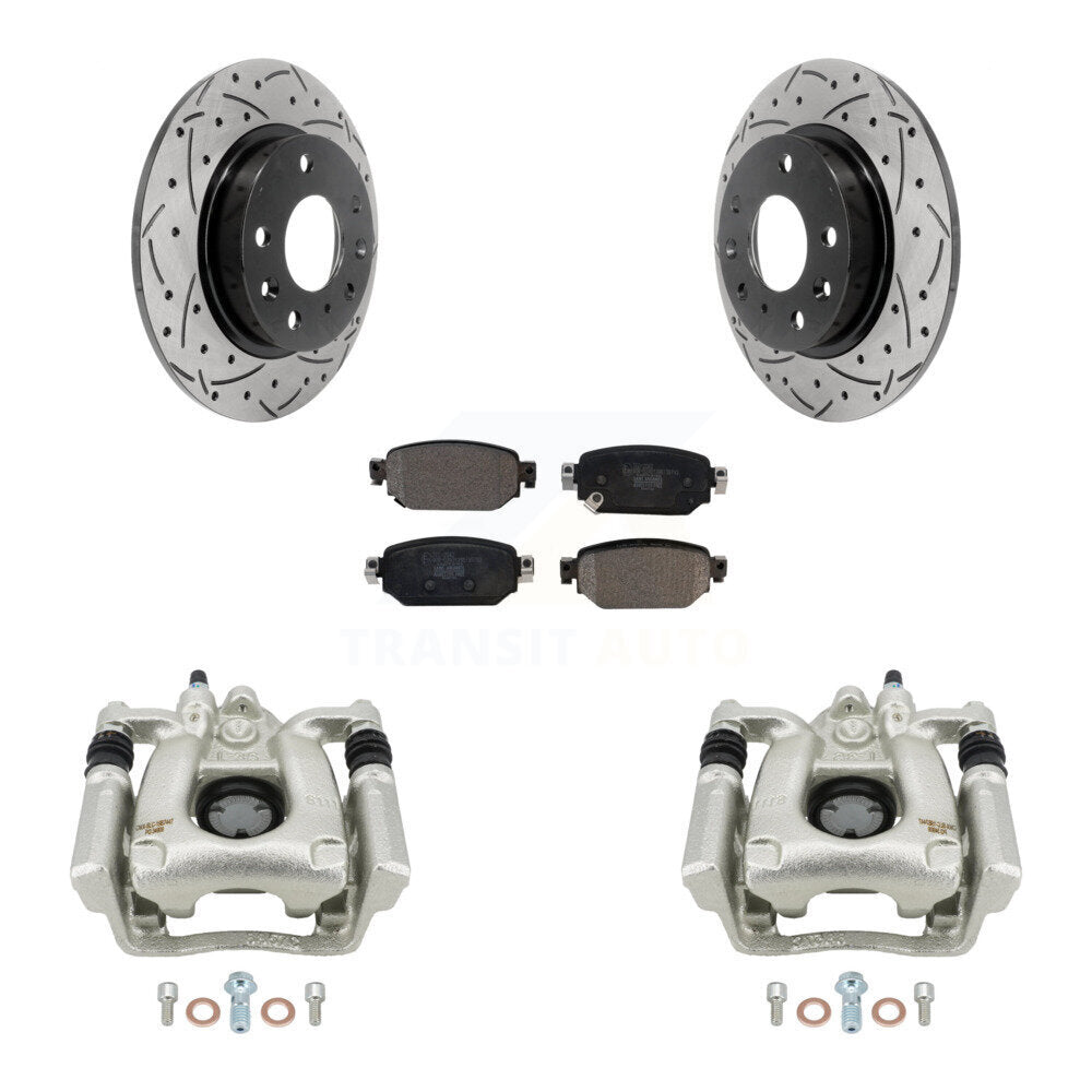 Transit Auto KCD-100471T Disc Brake Kit for 2017-2018 Mazda 3, Mazda 3 Sport - Rear product image