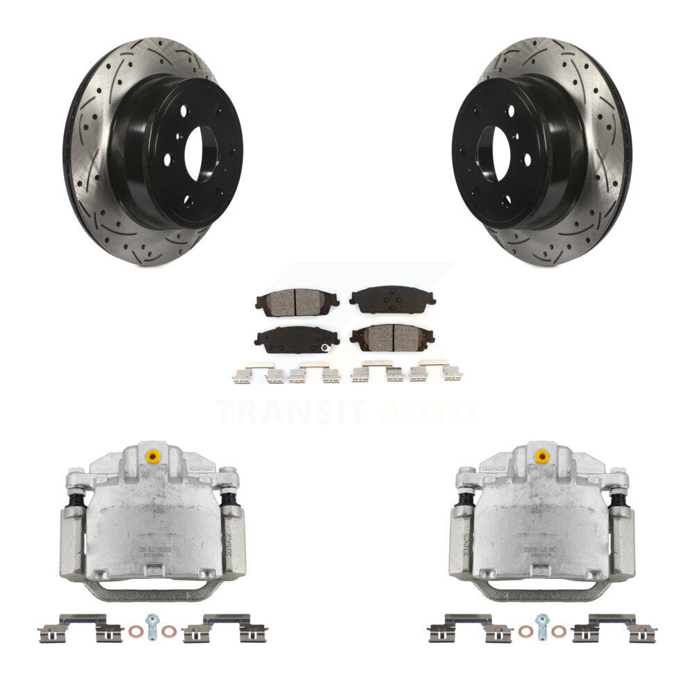 Transit Auto KCD-100472S Disc Brake Kit for 2014-2020 Chevrolet Suburban, Chevrolet Silverado 1500 LD, GMC Sierra 1500 Limited & more - Rear product image