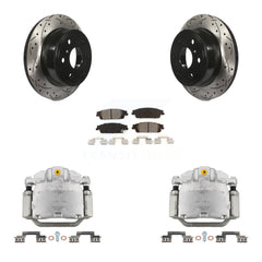 Transit Auto KCD-100472S Disc Brake Kit for 2014-2020 Chevrolet Suburban, Chevrolet Silverado 1500 LD, GMC Sierra 1500 Limited & more - Rear product image