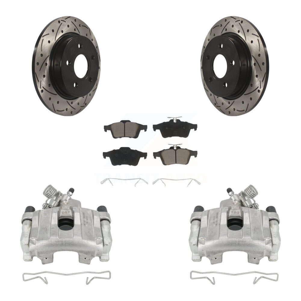 Transit Auto KCD-100473C Disc Brake Kit for 2012-2018 Ford Focus - Rear product image