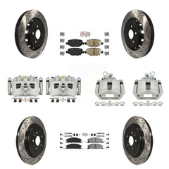 Transit Auto KCD-100473N Disc Brake Kit for 2013-2019 Ford Taurus, Ford Explorer, Ford Special Service Police Sedan & more - Front and Rear product image