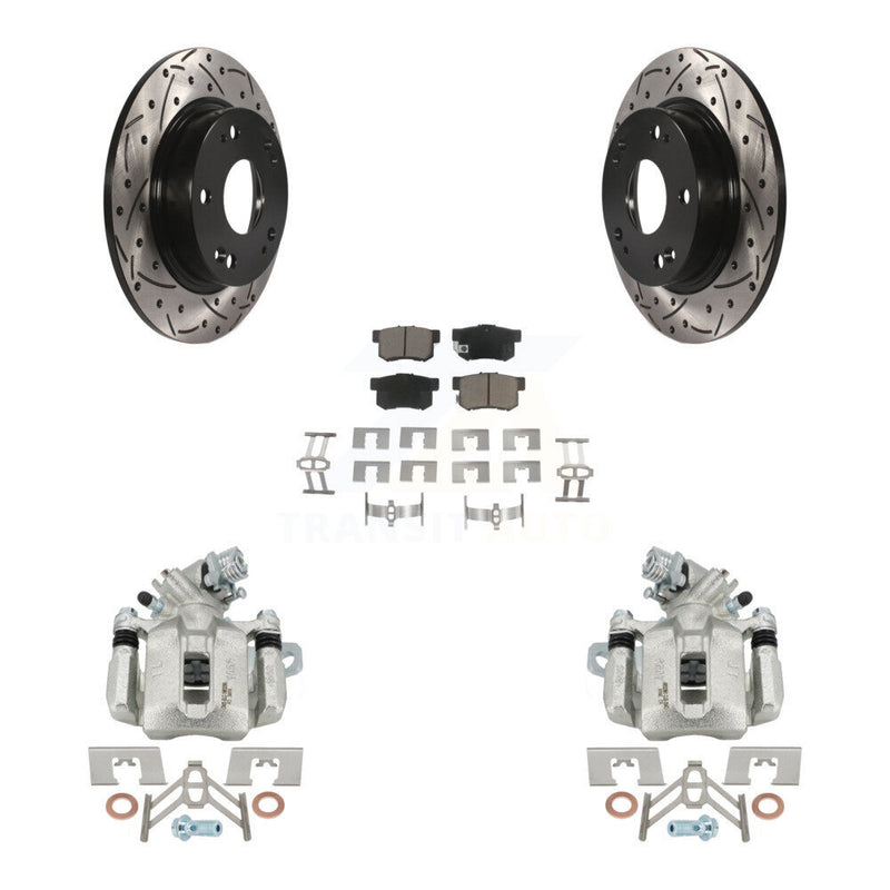 Transit Auto KCD-100474C Disc Brake Kit for 2006-2015 Honda Civic, Acura ILX, Acura CSX - Rear product image