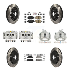 Transit Auto KCD-100474N Disc Brake Kit for 2013-2019 Ford Taurus, Ford Explorer, Ford Special Service Police Sedan & more - Front and Rear product image