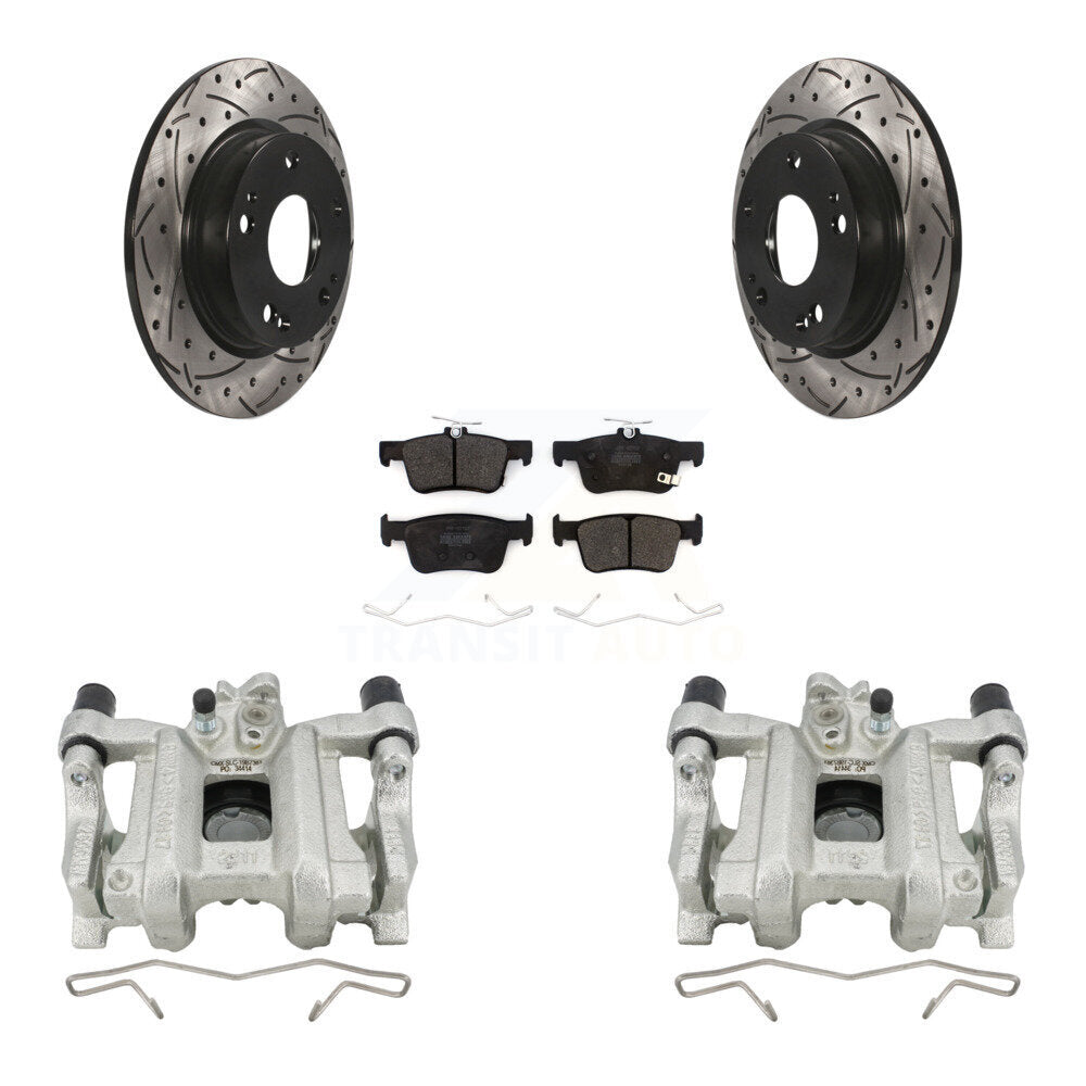 Transit Auto KCD-100474P Disc Brake Kit for 2019-2022 Honda Civic, Honda Insight - Rear product image