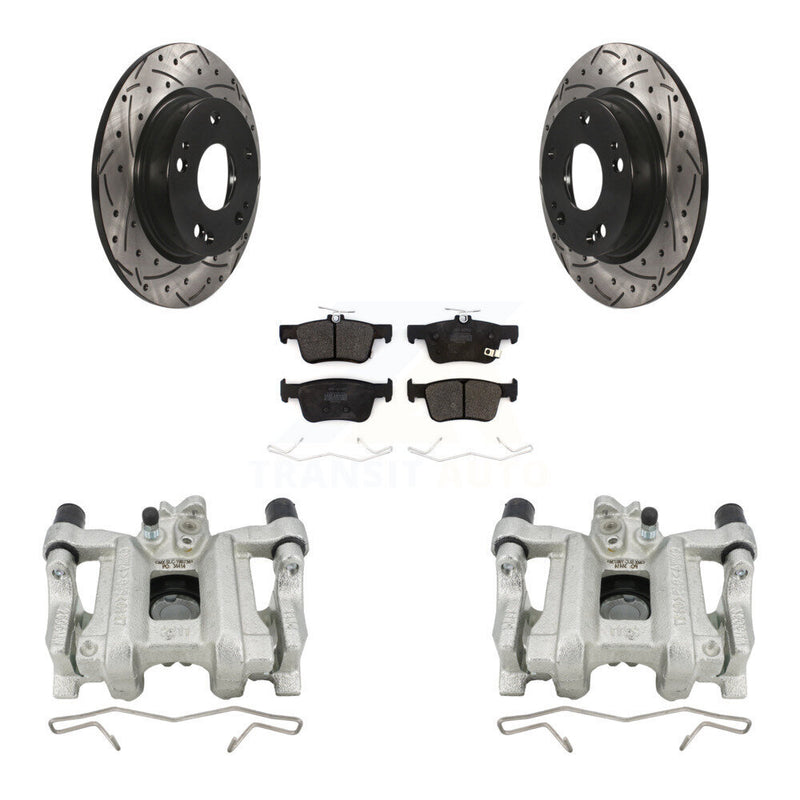 Transit Auto KCD-100474P Disc Brake Kit for 2019-2022 Honda Civic, Honda Insight - Rear product image