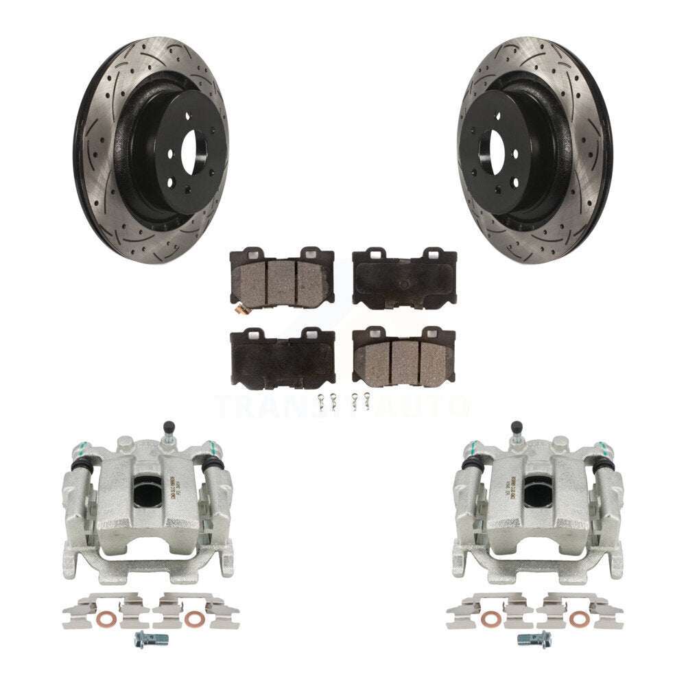 Transit Auto KCD-100474T Disc Brake Kit for 2010-2013 INFINITI G37 - Rear product image