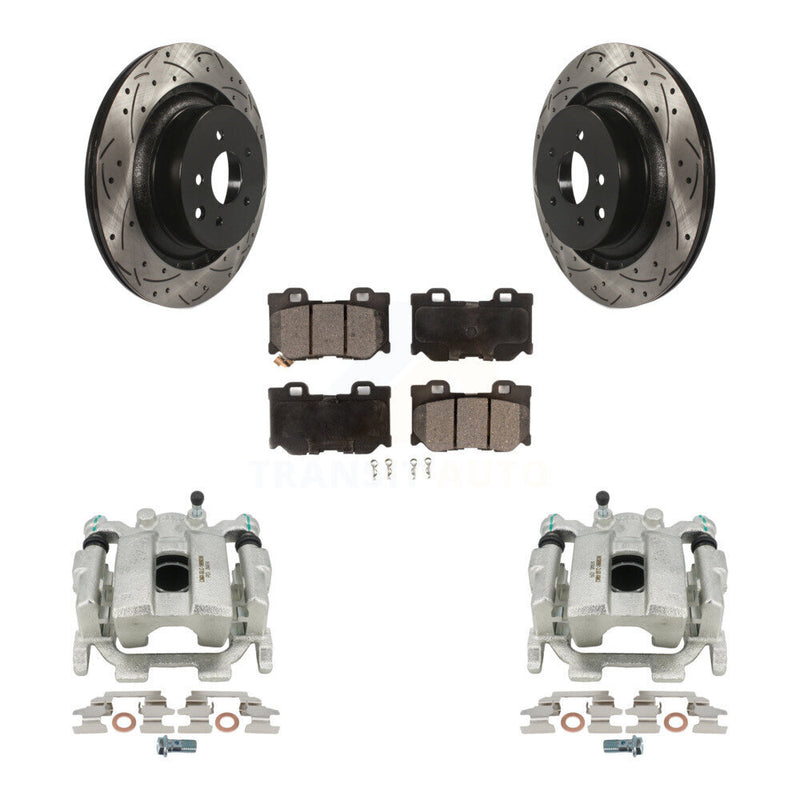 Transit Auto KCD-100474T Disc Brake Kit for 2010-2013 INFINITI G37 - Rear product image