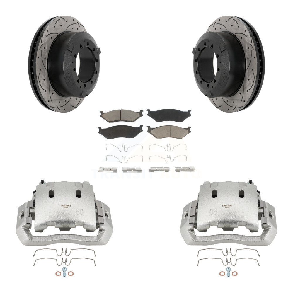 Transit Auto KCD-100475C Disc Brake Kit for 2005-2016 Ford F-450 Super Duty, International TerraStar, Ford LCF & more - Rear product image
