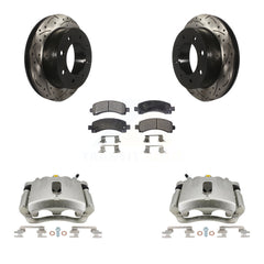 Transit Auto KCD-100475P Disc Brake Kit for 2005-2020 GMC Savana 2500, Chevrolet Express 2500, Chevrolet Express 3500 & more - Rear product image
