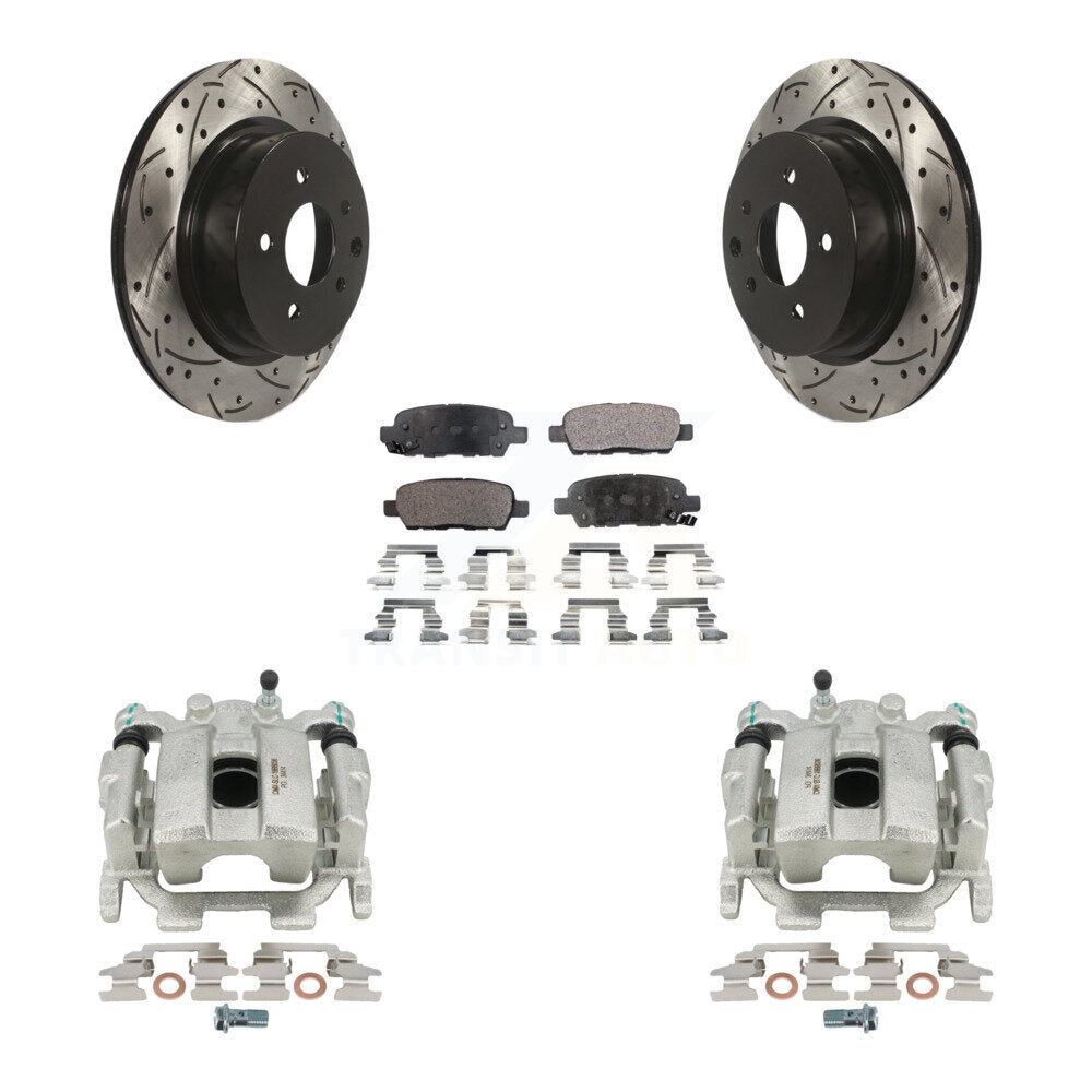 Transit Auto KCD-100475T Disc Brake Kit for 2009-2020 INFINITI Q40, INFINITI QX50, INFINITI EX37 & more - Rear product image