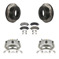 Transit Auto KCD-100476P Disc Brake Kit for 2003-2018 Chevrolet Express 2500, GMC Savana 2500, Chevrolet Express 3500 & more - Rear product image