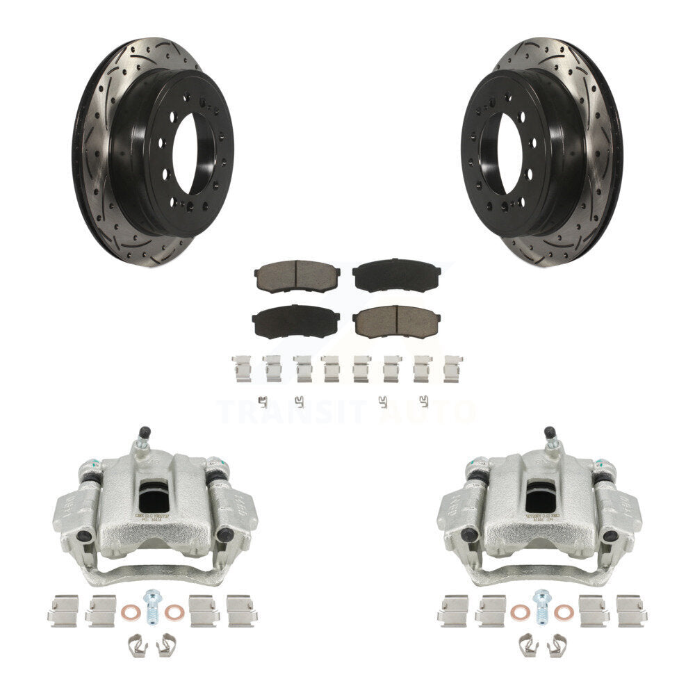 Transit Auto KCD-100477C Disc Brake Kit for 2010-2022 Lexus GX460, Toyota 4Runner - Rear product image