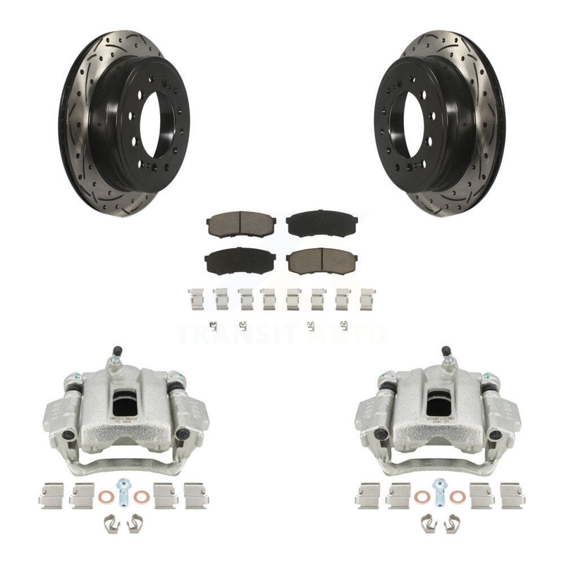 Transit Auto KCD-100477C Disc Brake Kit for 2010-2022 Lexus GX460, Toyota 4Runner - Rear product image