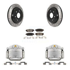 Transit Auto KCD-100477S Disc Brake Kit for 2019 Chevrolet Silverado 1500 LD, GMC Sierra 1500 Limited - Rear product image