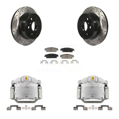 Transit Auto KCD-100478C Disc Brake Kit for 2007-2014 Chevrolet Silverado 1500, GMC Sierra 1500, Cadillac Escalade & more - Rear product image