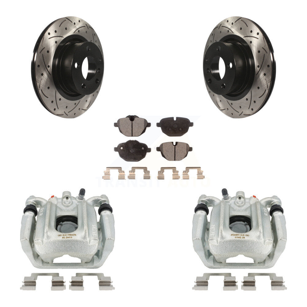 Transit Auto KCD-100479P Disc Brake Kit for 2011-2018 BMW X4, BMW X3 - Rear product image