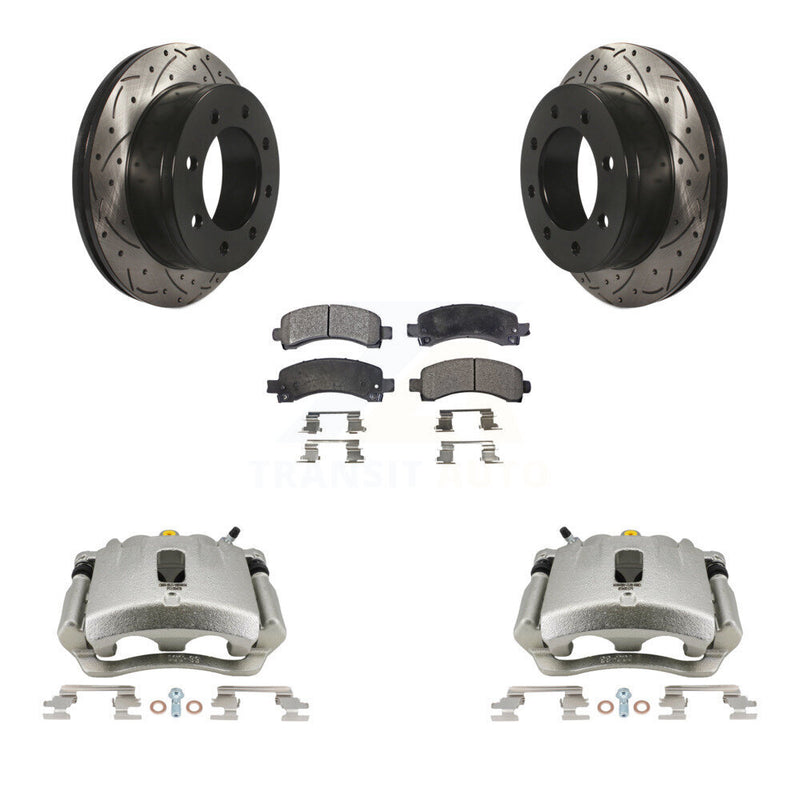 Transit Auto KCD-100480T Disc Brake Kit for 2003-2018 Chevrolet Express 2500, GMC Savana 2500, Chevrolet Express 3500 & more - Rear product image