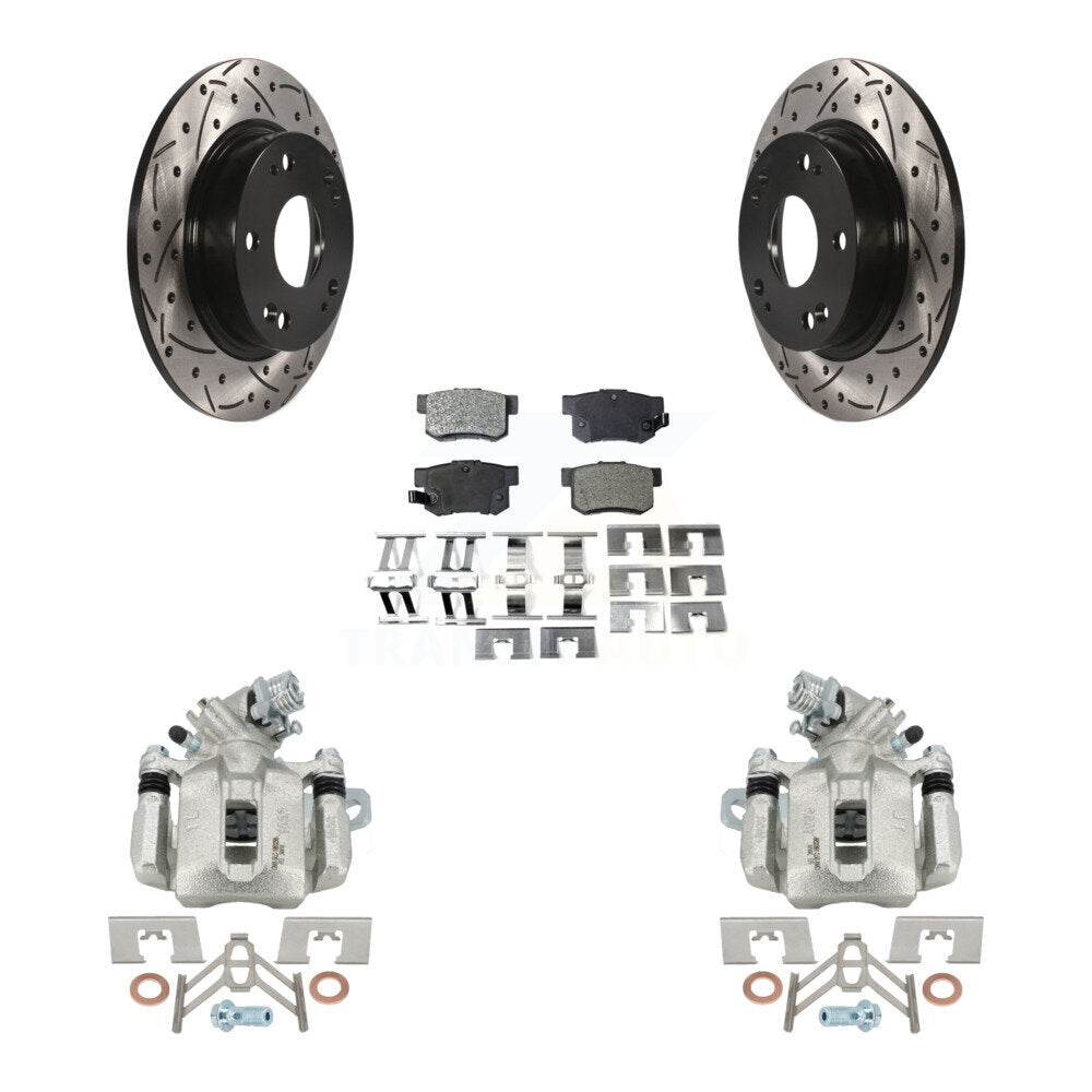 Transit Auto KCD-100481P Disc Brake Kit for 2006-2015 Honda Civic, Acura ILX, Acura CSX - Rear product image