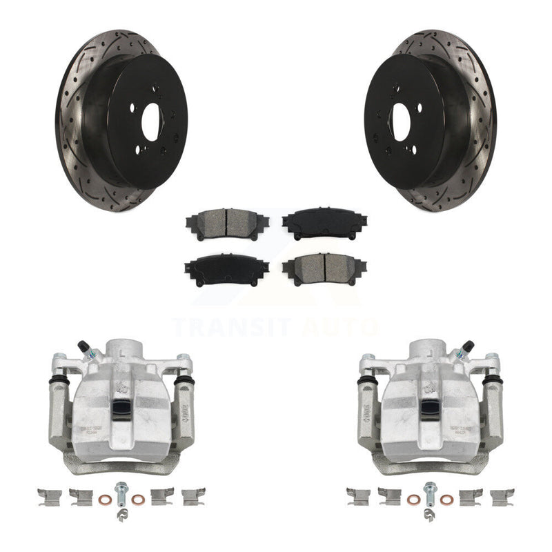 Transit Auto KCD-100483S Disc Brake Kit for 2010-2012 Lexus RX450h, Toyota Sienna, Lexus RX350 - Rear product image