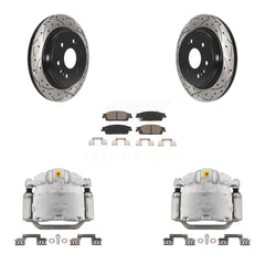 Transit Auto KCD-100484C Disc Brake Kit for 2019 Chevrolet Silverado 1500 LD, GMC Sierra 1500 Limited - Rear product image