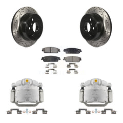 Transit Auto KCD-100485P Disc Brake Kit for 2007-2014 Chevrolet Silverado 1500, GMC Sierra 1500, Cadillac Escalade & more - Rear product image