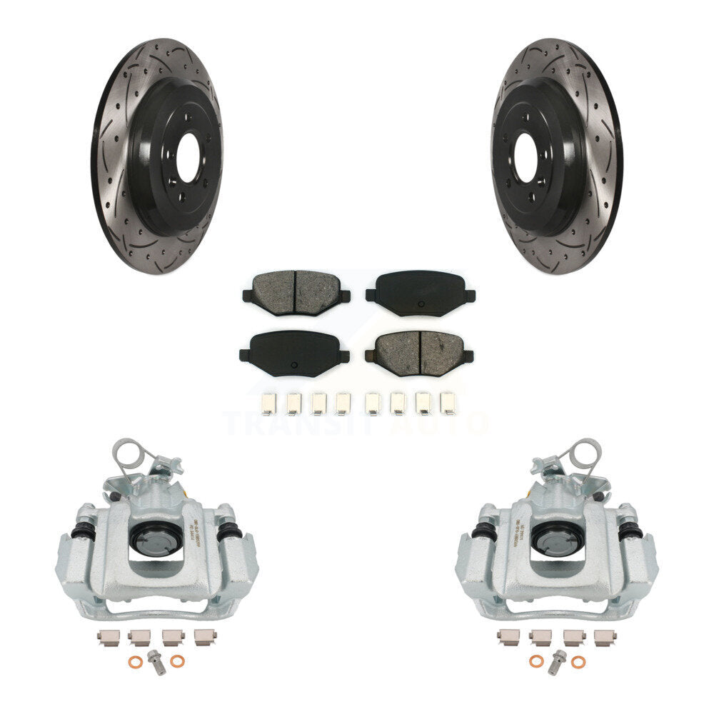 Transit Auto KCD-100487S Disc Brake Kit for 2011-2015 Ford Edge, Lincoln MKX - Rear product image