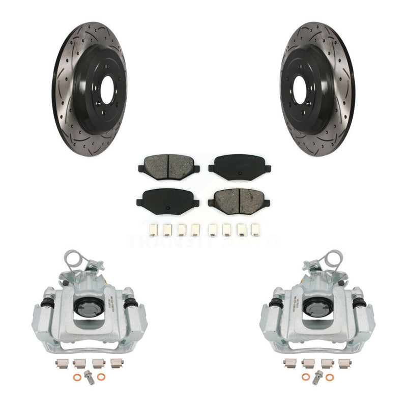 Transit Auto KCD-100487S Disc Brake Kit for 2011-2015 Ford Edge, Lincoln MKX - Rear product image