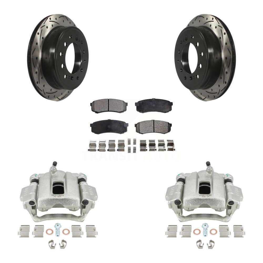 Transit Auto KCD-100488T Disc Brake Kit for 2010-2022 Lexus GX460, Toyota 4Runner - Rear product image