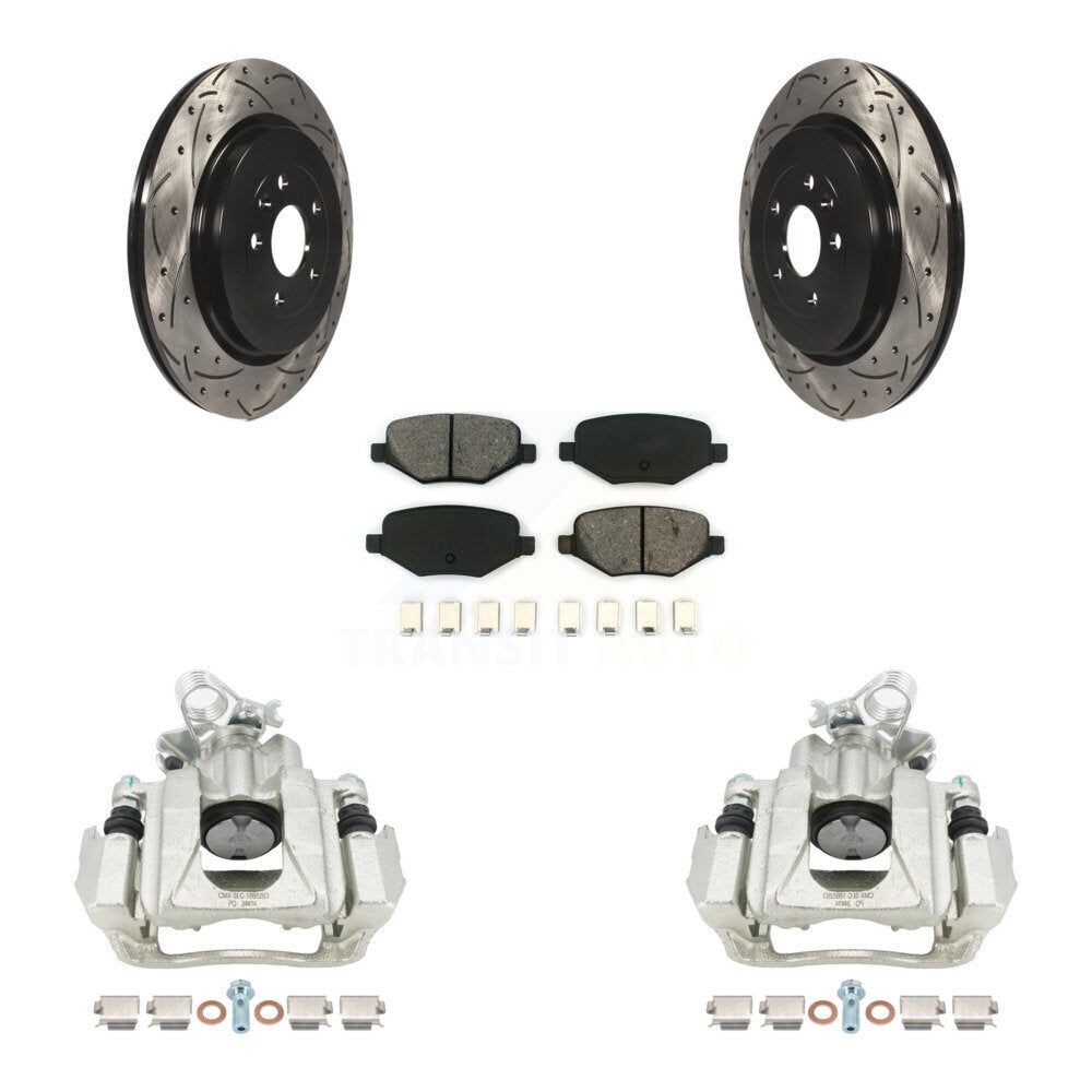 Transit Auto KCD-100489S Disc Brake Kit for 2012-2016 Lincoln MKS, Ford Flex - Rear product image