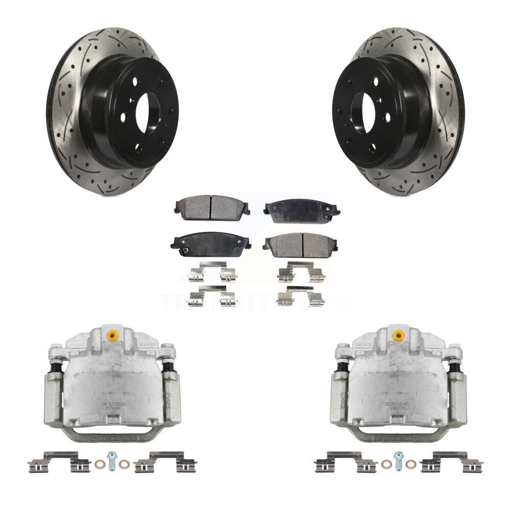 Transit Auto KCD-100489T Disc Brake Kit for 2007-2014 Chevrolet Silverado 1500, GMC Sierra 1500, Cadillac Escalade & more - Rear product image