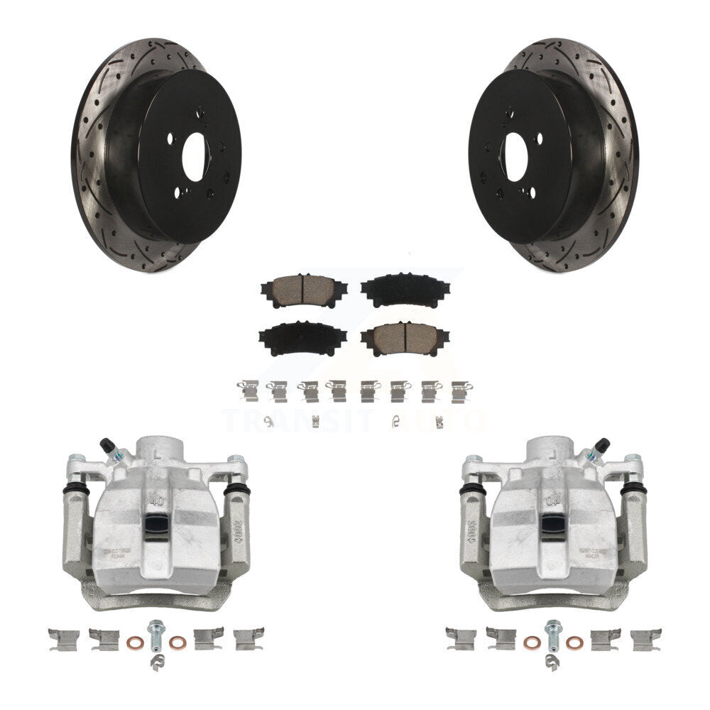 Transit Auto KCD-100490C Disc Brake Kit for 2010-2012 Lexus RX450h, Toyota Sienna, Lexus RX350 - Rear product image