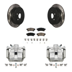 Transit Auto KCD-100490C Disc Brake Kit for 2010-2012 Lexus RX450h, Toyota Sienna, Lexus RX350 - Rear product image