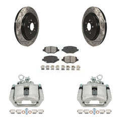Transit Auto KCD-100490S Disc Brake Kit for 2013-2019 Ford Taurus, Ford Explorer, Ford Special Service Police Sedan & more - Rear product image