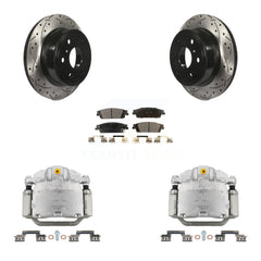 Transit Auto KCD-100490T Disc Brake Kit for 2014-2020 Chevrolet Suburban, Chevrolet Silverado 1500 LD, GMC Sierra 1500 Limited & more - Rear product image